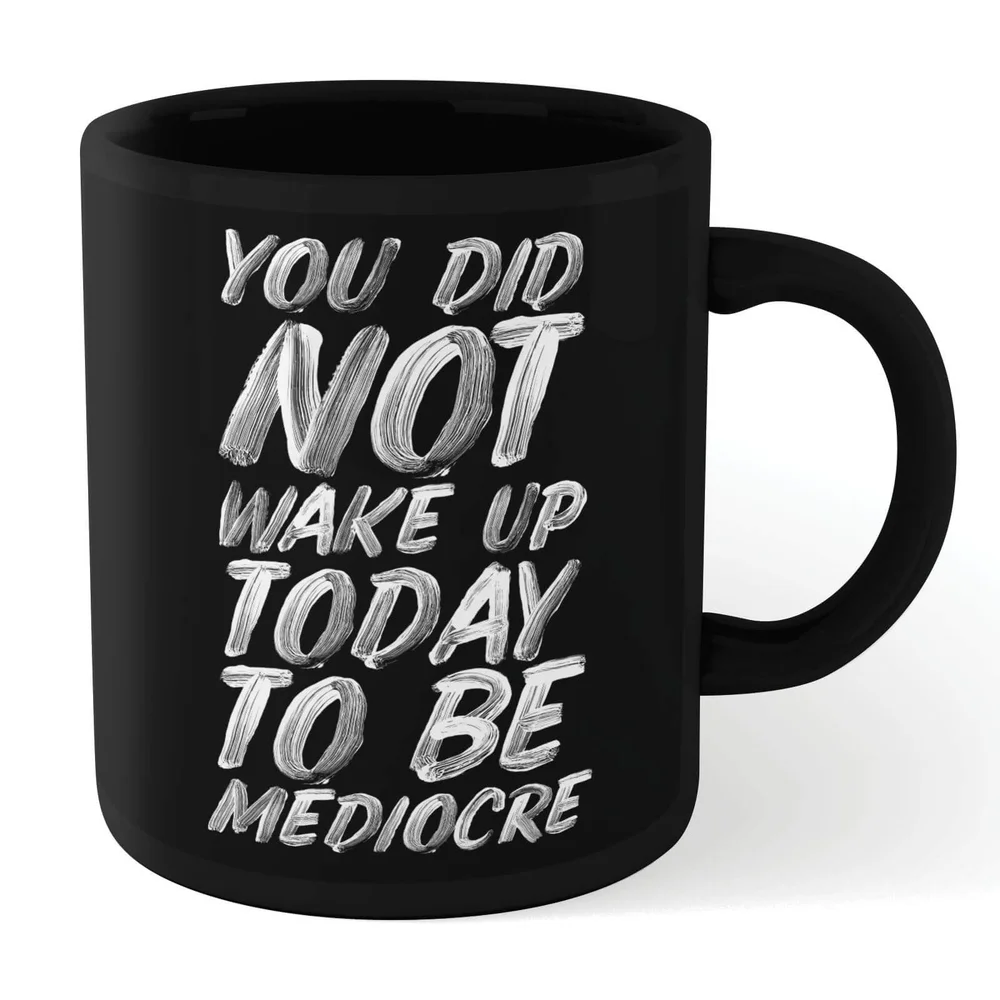 The Motivated Type Mediocre Mug - Black Bild 1