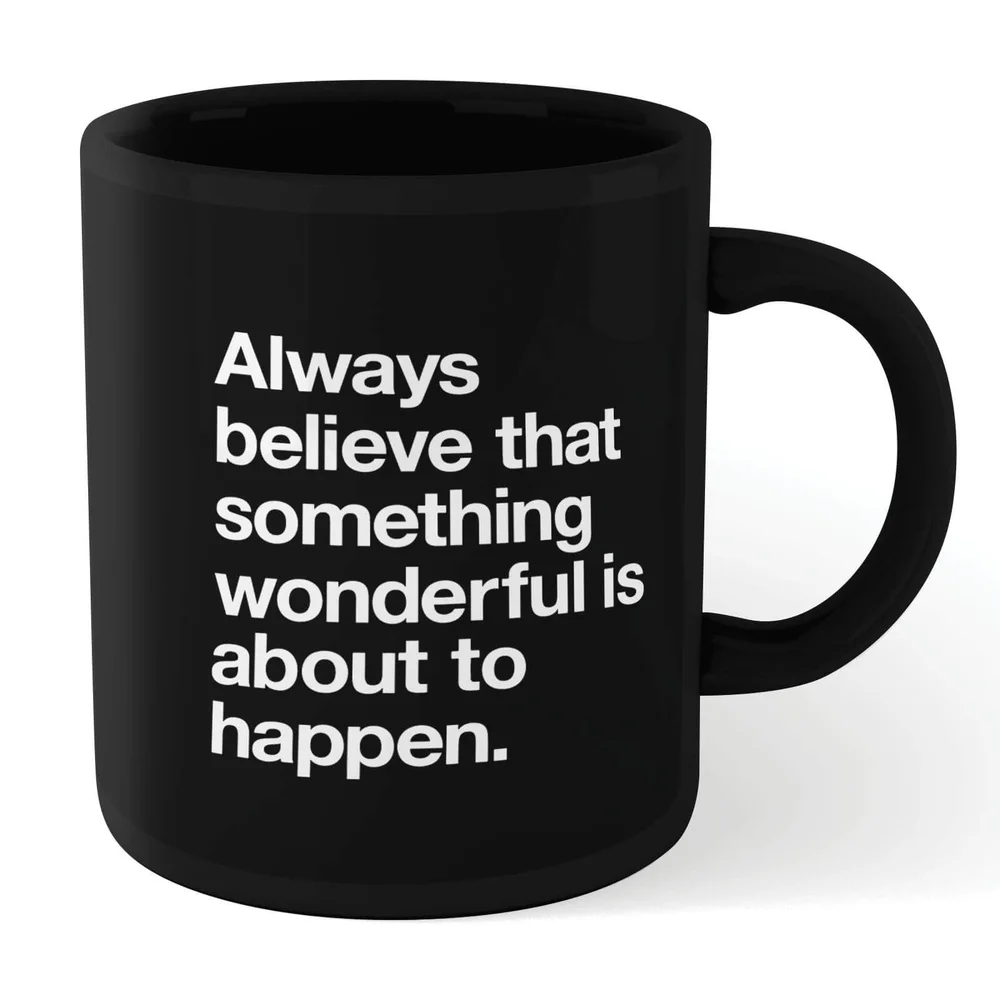 The Motivated Type Something Wonderful Mug - Black Bild 1