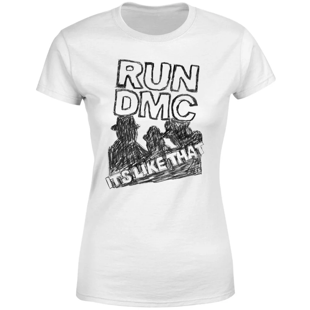 Run DMC It's Like That Damen T-Shirt - Weiß - 3XL Bild 1