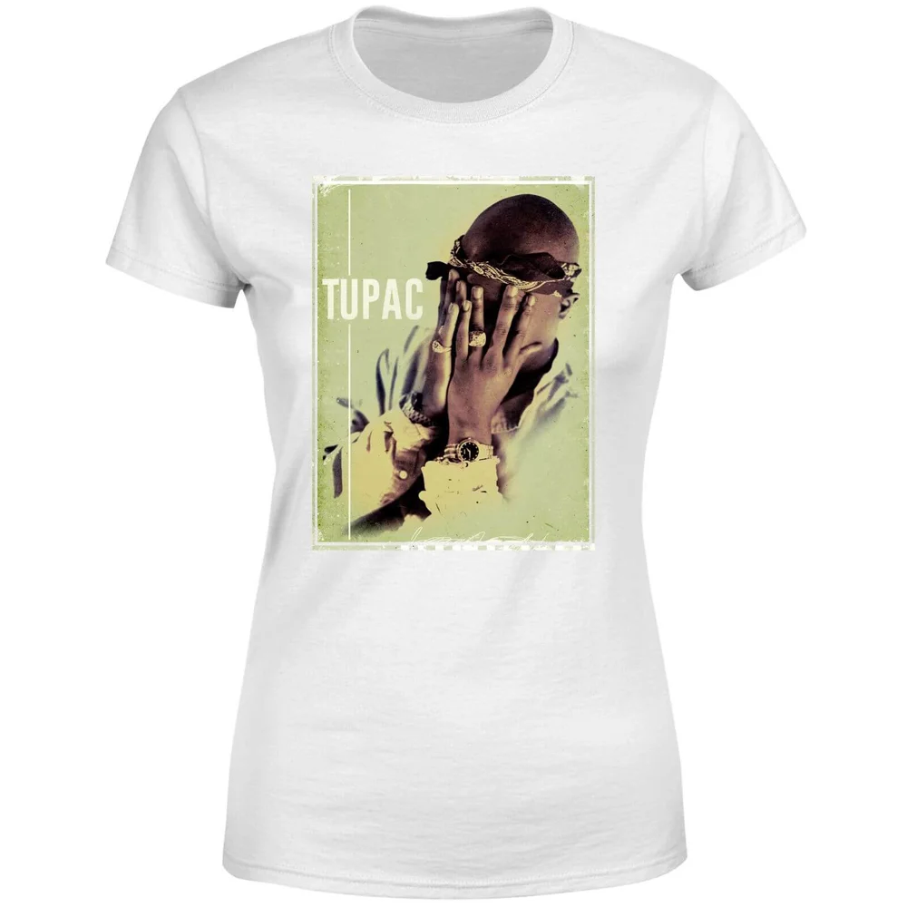 Tupac Damen T-Shirt - Weiß - 3XL Bild 1