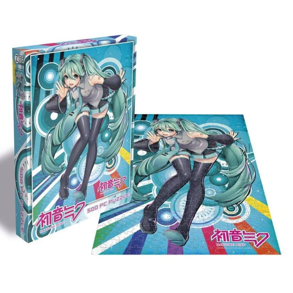 Hatsune Miku Miku Projection (500 Piece Jigsaw Puzzle) Bild 1