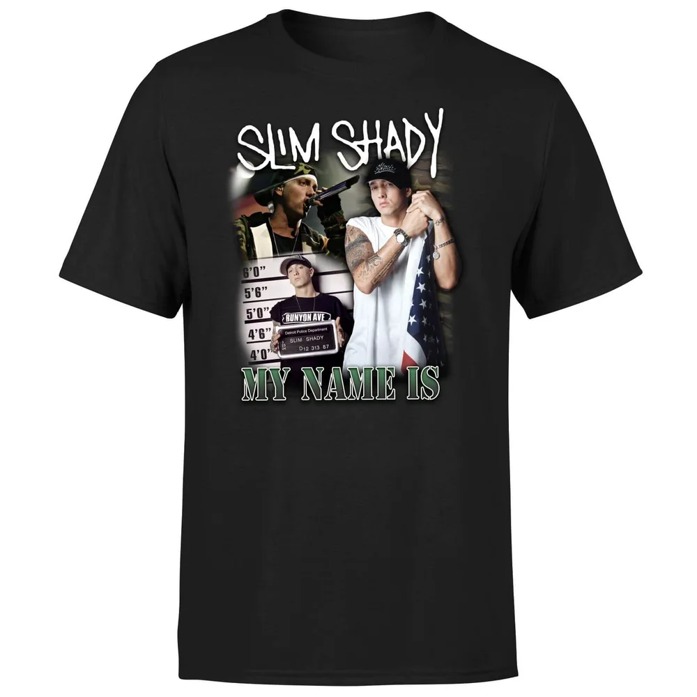 My Name Is Slim Shady Unisex T-Shirt - Schwarz - 3XL Bild 1