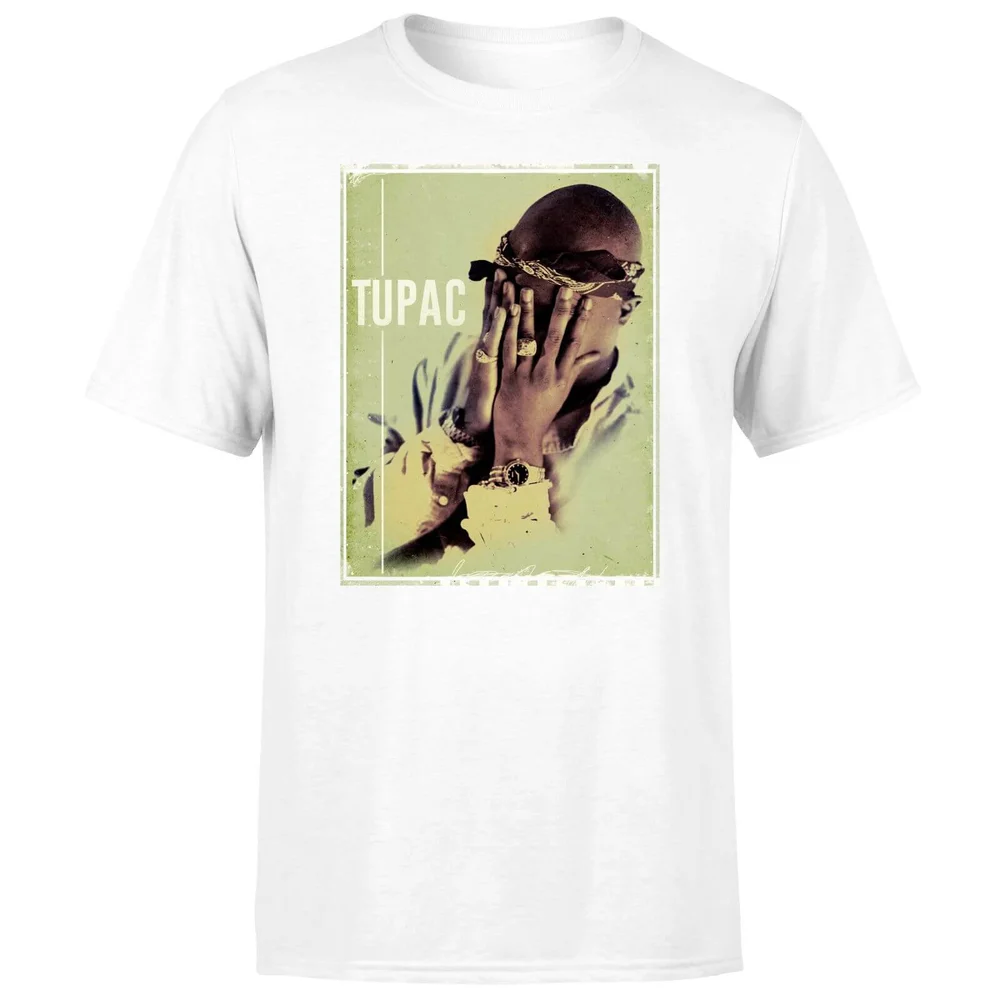 Tupac Unisex T-Shirt - Weiß - 3XL Bild 1