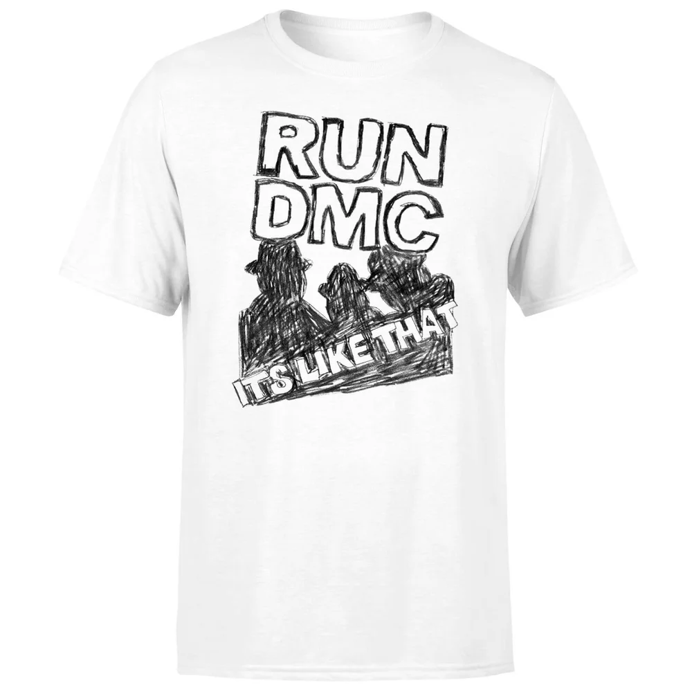 Run DMC It's Like That Unisex T-Shirt - Weiß - 3XL Bild 1