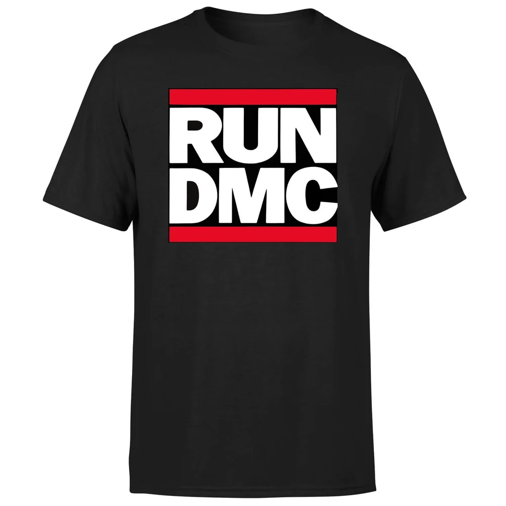 Run DMC Logo Unisex T-Shirt - Schwarz - 3XL Bild 1