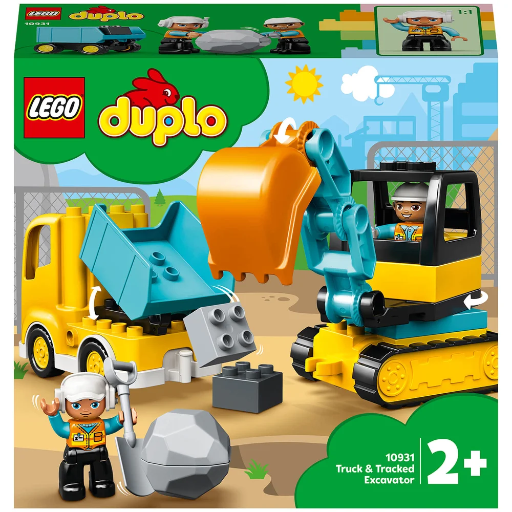 LEGO DUPLO Bagger und Laster, kreatives Spielzeug ab 2 Jahren (10931) Bild 1