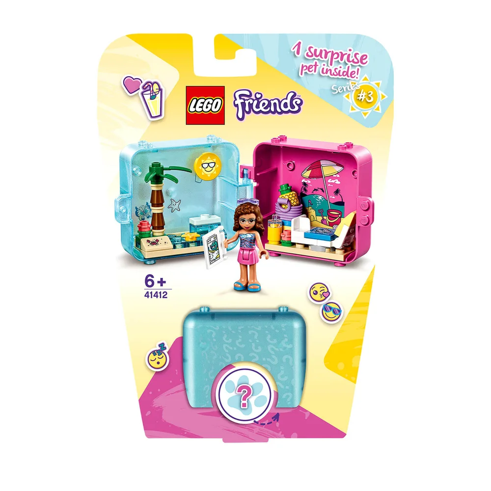 LEGO Friends: Olivias Sommer Würfel - Strandtag (41412) Bild 1