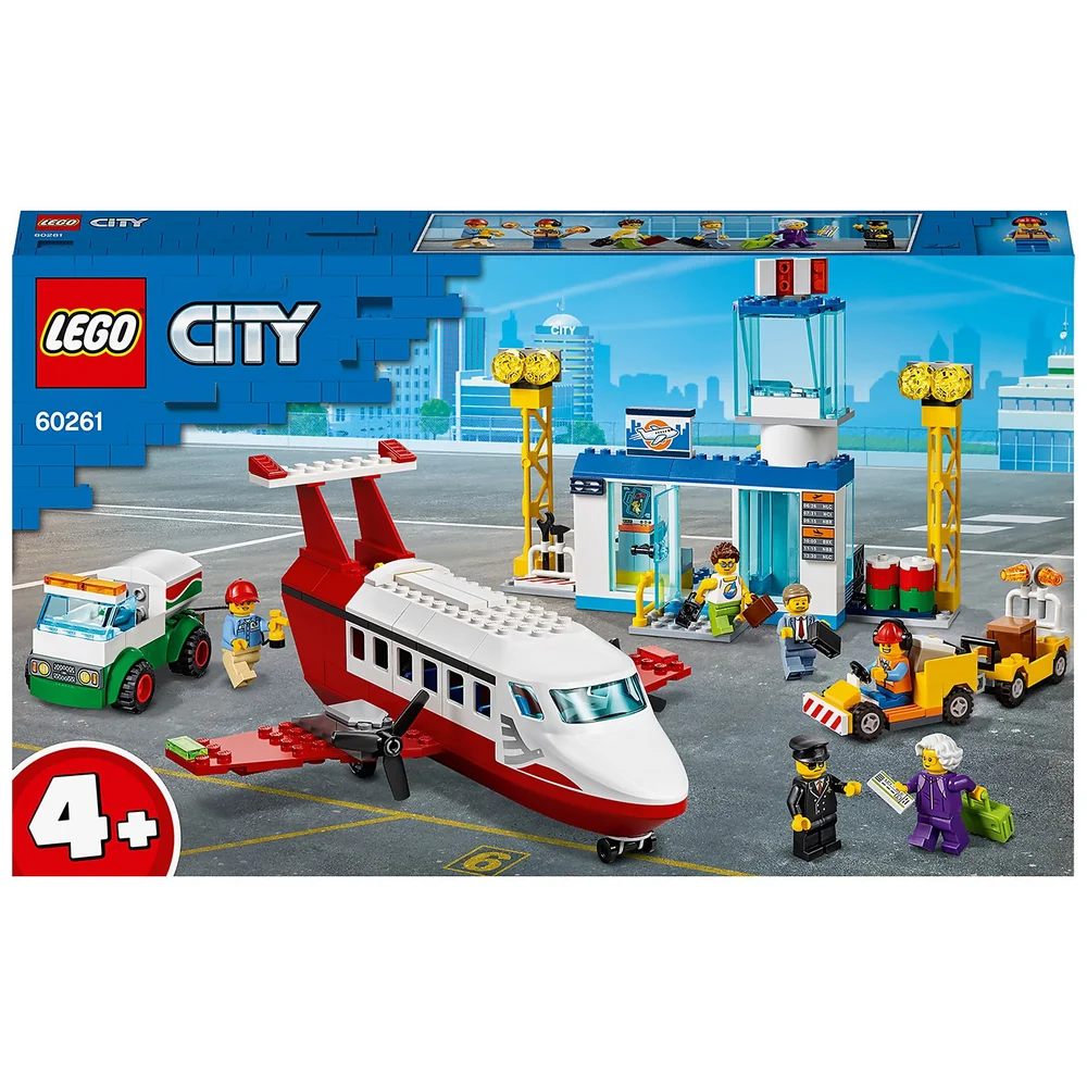 LEGO City: 4+ Zentralflughafen Charterflugzeug Spielzeug (60261) Bild 1