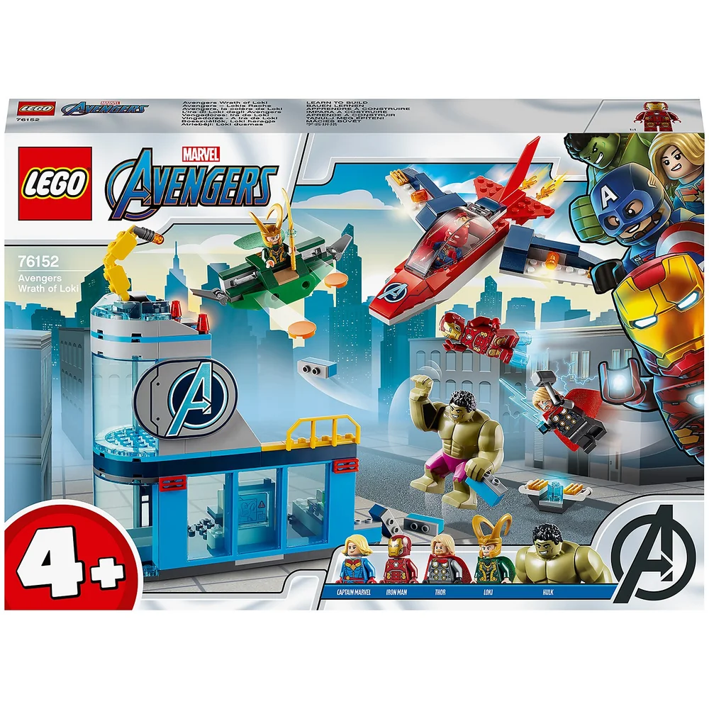 LEGO 76152 Super Heroes Marvel 4+ Avengers – Lokis Rache Set, Super Heroes Serie mit Iron Man & Hulk Figuren Bild 1