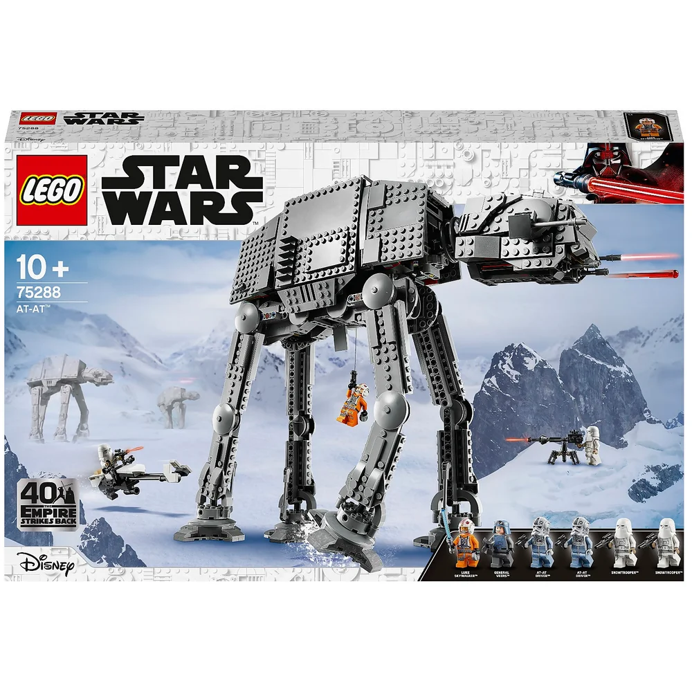 LEGO 75288 Star Wars AT-AT, Walker Spielzeug, Set zum 40. Jubiläum für Kinder und Erwachsene Bild 1