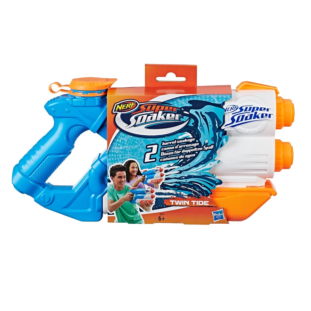 NERF Super Soaker Twin Tide Water Gun Bild 1
