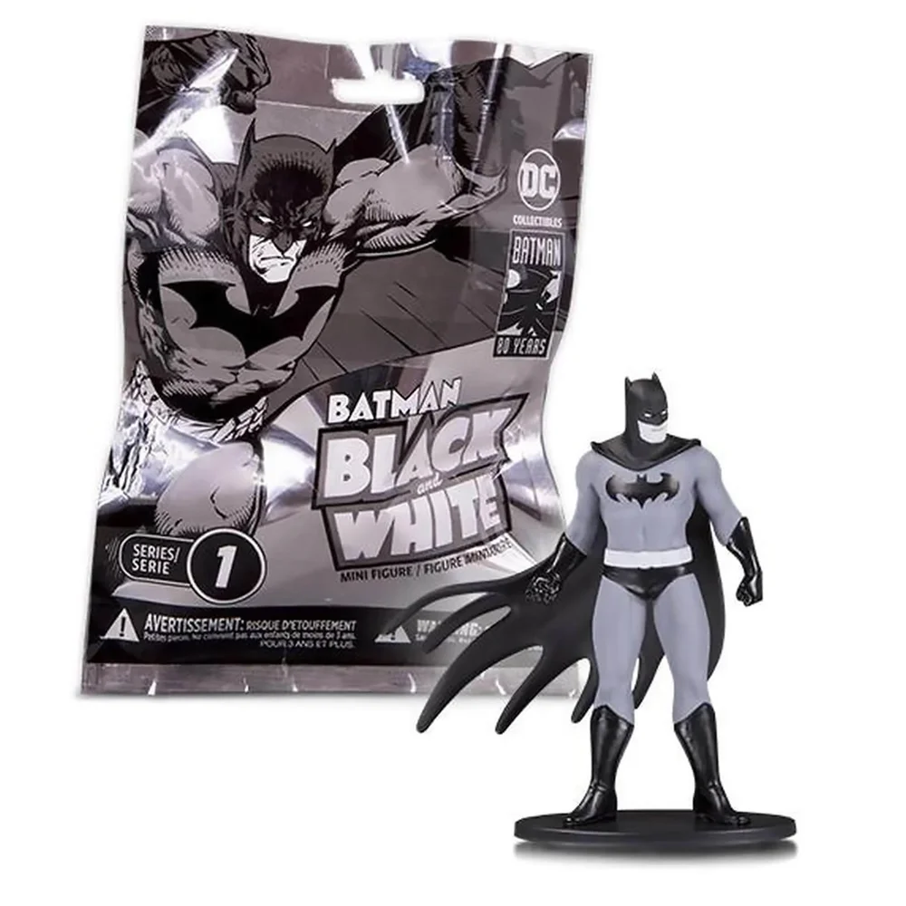 DC Collectibles DC Comics Batman Blind Bag Minifigur in Schwarz und Weiß - Welle 1 (Sortiment) Bild 1