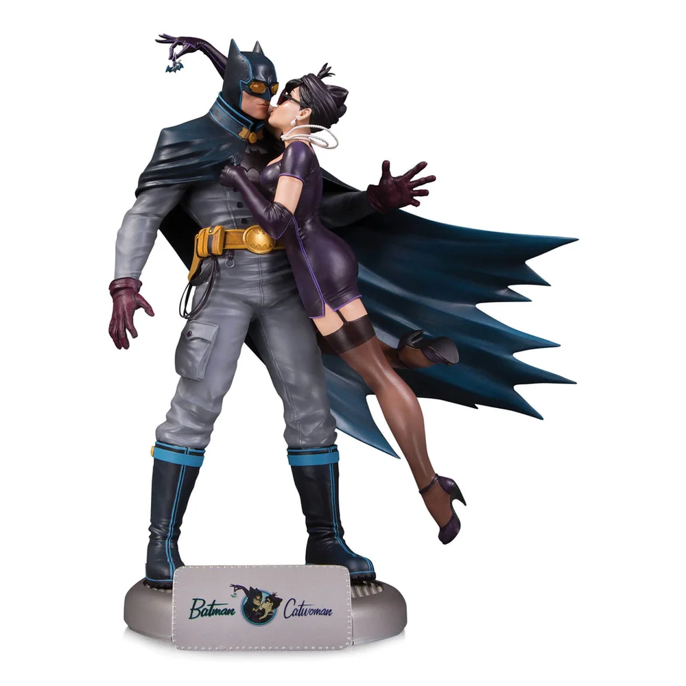DC Collectibles DC Comics Bombshells Batman and Catwoman Statue Bild 1