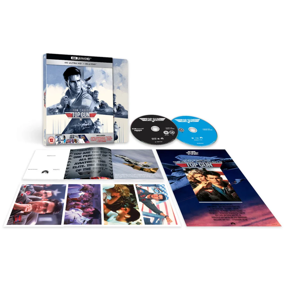 Top Gun - Zavvi Exclusive 4K Ultra HD Deluxe Steelbook (inkl. 2D Blu-ray) Bild 1