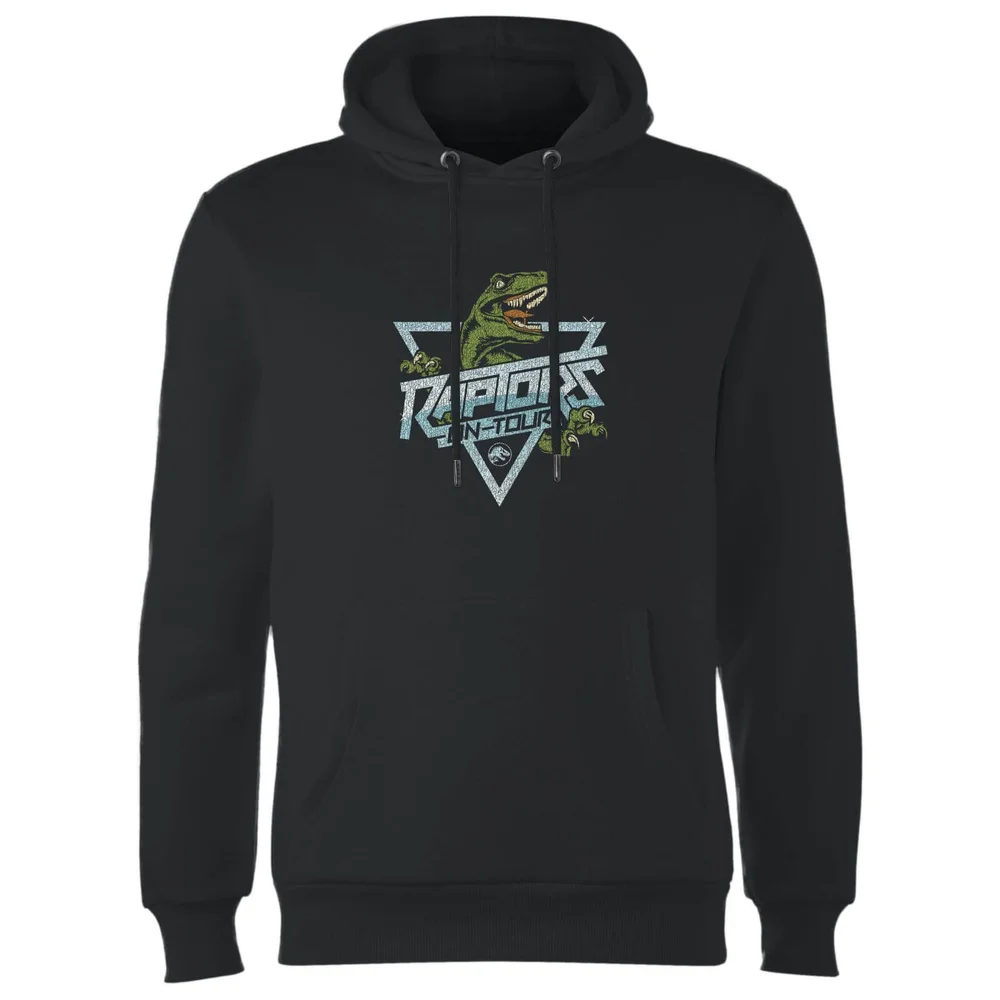 Jurassic Park Raptors On Tour Stroke Hoodie - Schwarz - S Bild 1