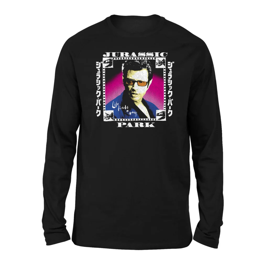 Jurassic Park Jeff Unisex Long Sleeve T-Shirt - Schwarz - S Bild 1
