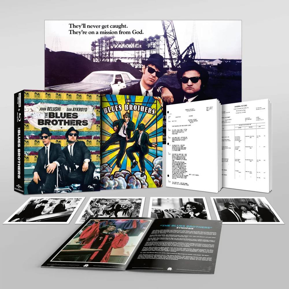 The Blues Brothers - Zavvi Exclusive 4K Ultra HD Deluxe Steelbook (inkl. 2D Blu-ray) Bild 1