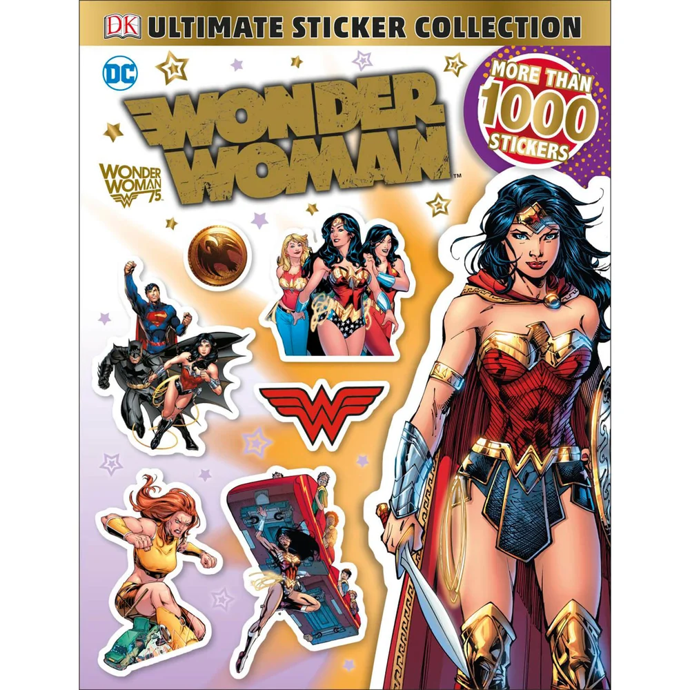 DK Books DC Wonder Woman Ultimative Aufklebersammlung Taschenbuch Bild 1