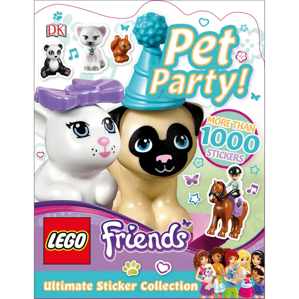 DK Books LEGO Friends Pet Party! Ultimate Sticker Collection Paperback Bild 1