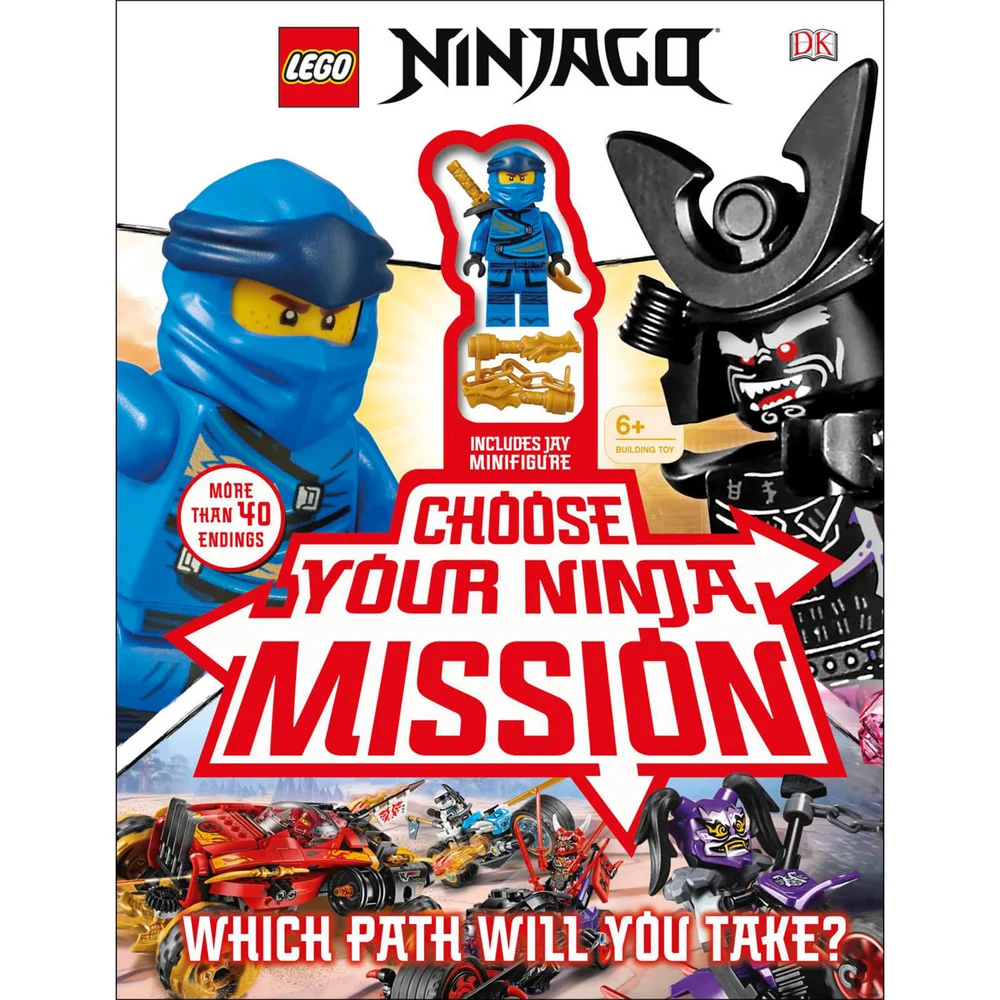 DK Books LEGO NINJAGO Choose Your Ninja Mission Ultimative Aufklebersammlung Hardcover Bild 1