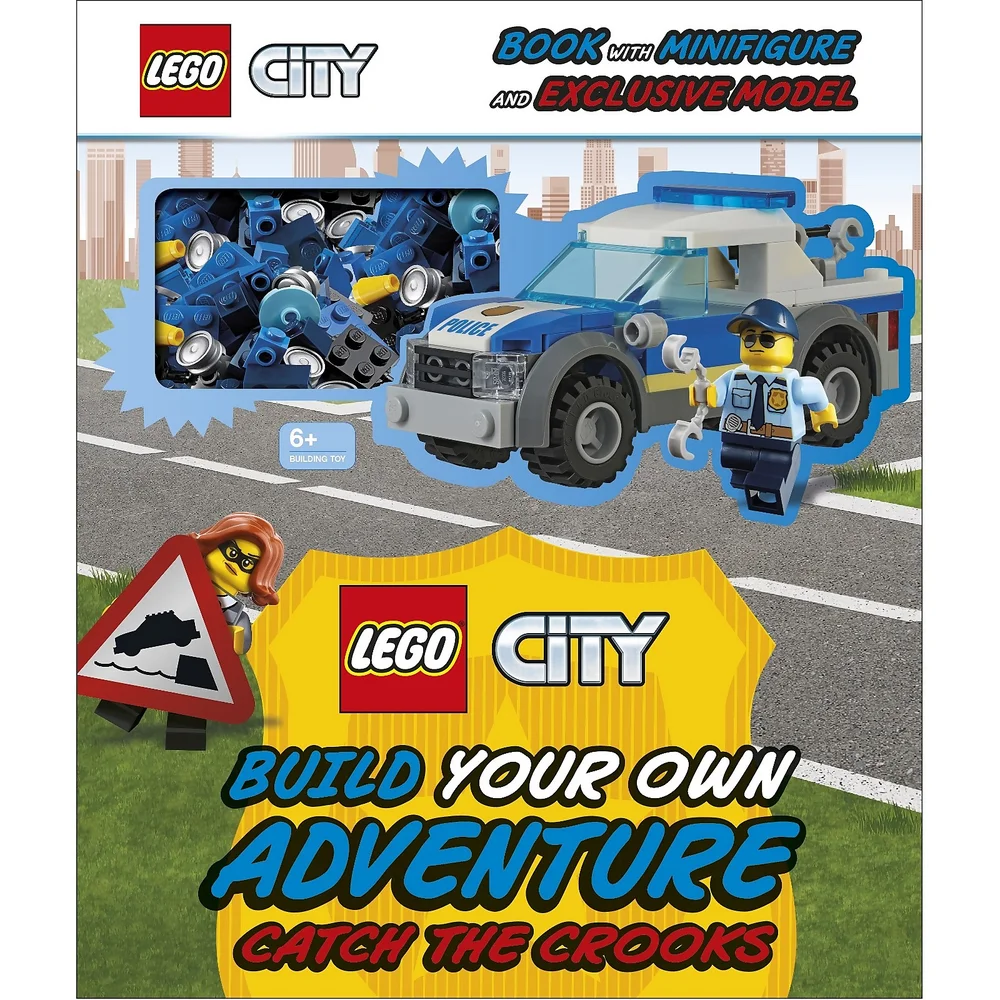 DK Books LEGO City Build Your Own Adventure Catch the Crooks Hardcover Bild 1