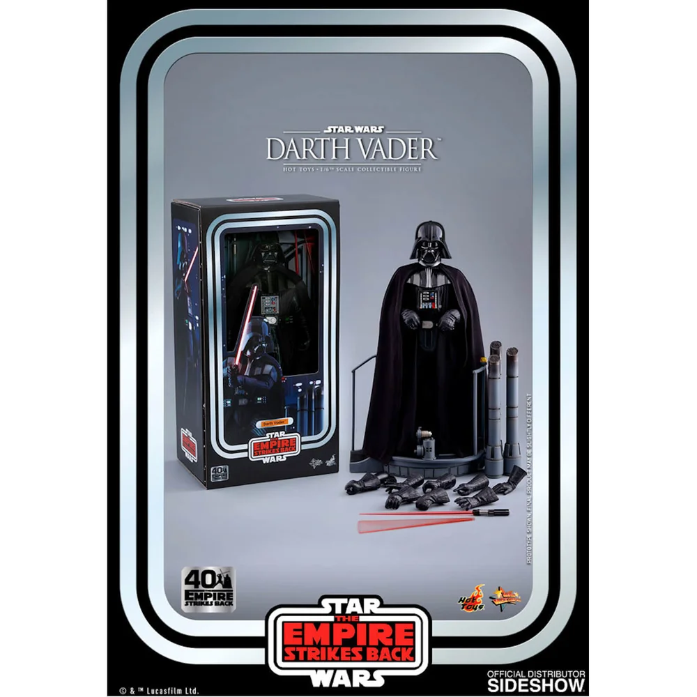 Hot Toys Star Wars Actionfigur im Maßstab 1:6 Darth Vader The Empire Strikes Back 40th Anniversary Collection 35 cm Bild 1