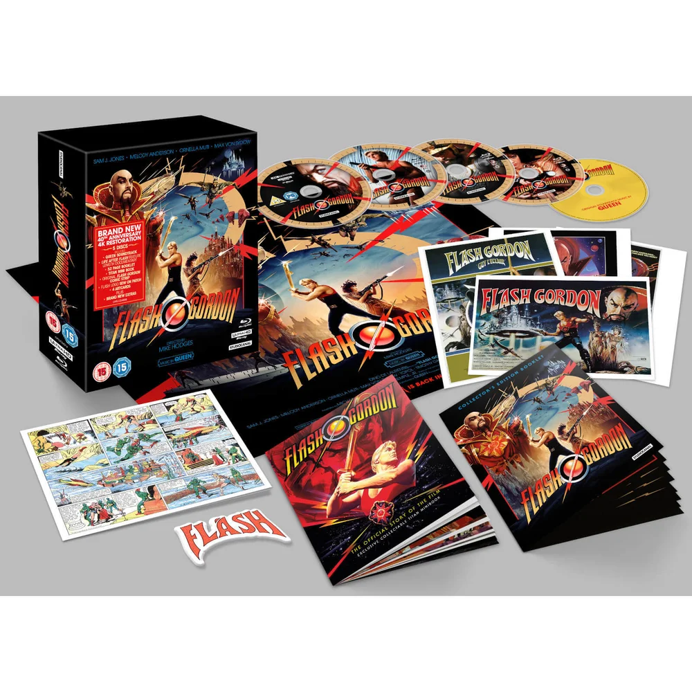 Flash Gordon (Ausgabe zum 40-jährigen Jubiläum) - 4K Ultra HD & Blu-ray Sammler Edition (5 CDs) Bild 1
