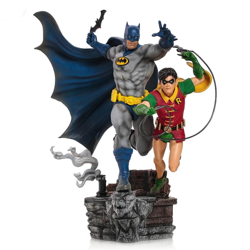 Iron Studios DC Comics Deluxe Art Scale Statue 1/10 Batman & Robin by Ivan Reis 25 cm Bild 1