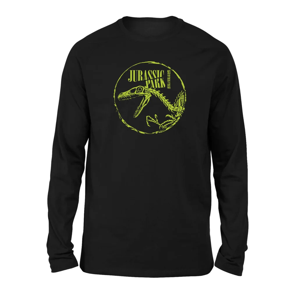 Jurassic Park Skell Unisex Langarm T-Shirt - Schwarz - S Bild 1
