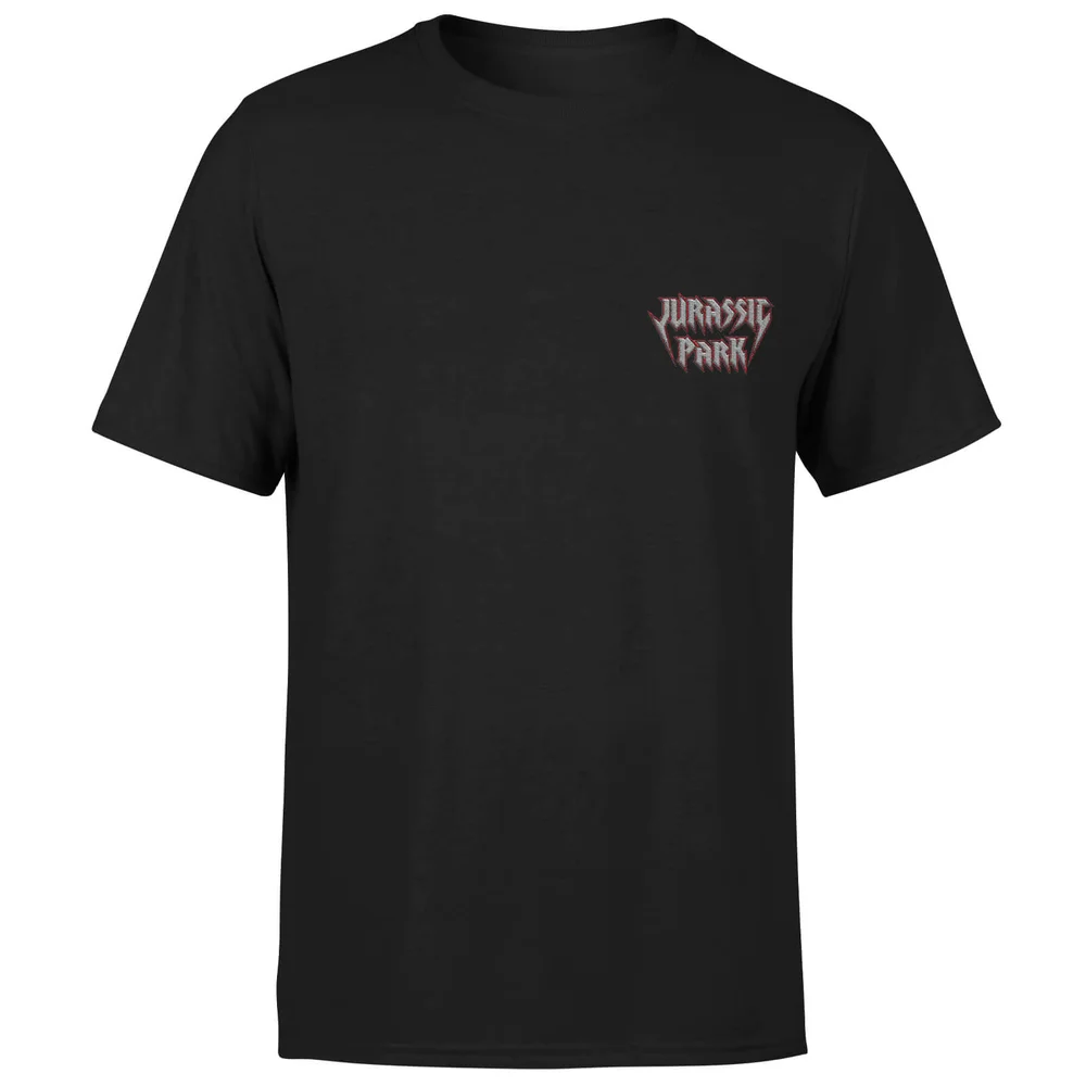 Jurassic Park Jurassic Park Rock Bestickte Logo Unisex T-Shirt - Schwarz - S Bild 1