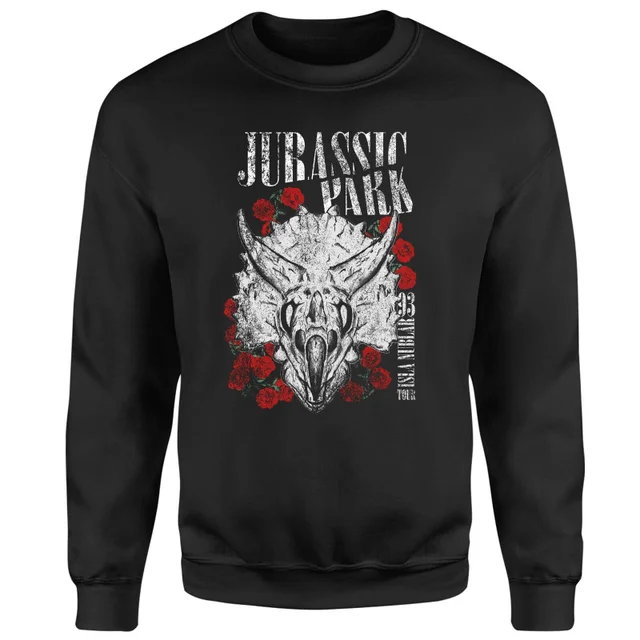 Jurassic Park Isla Nublar 93 Sweatshirt - Schwarz