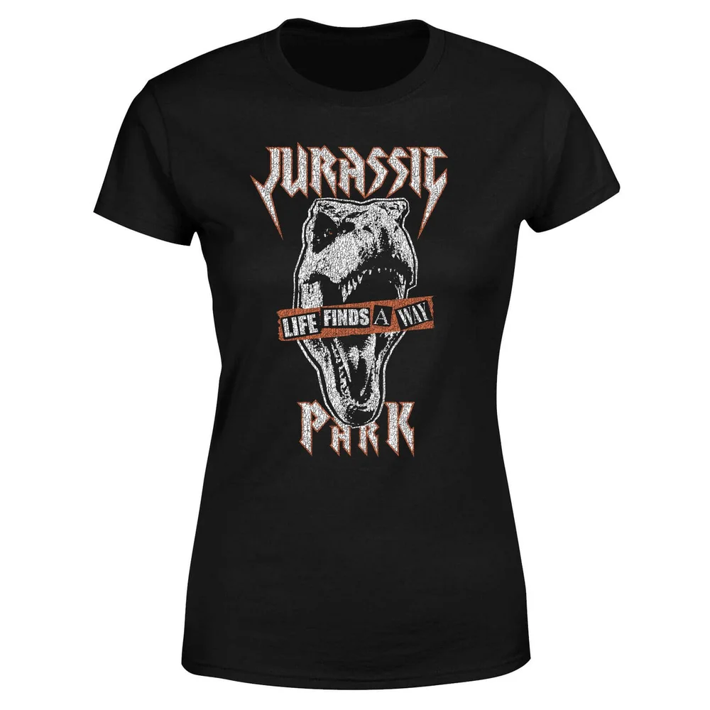 Jurassic Park Rex Punk Women's T-Shirt - Schwarz - S Bild 1
