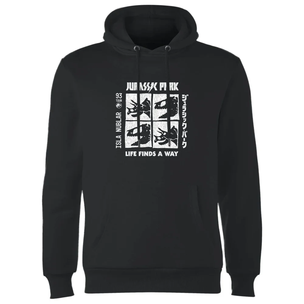 Jurassic Park The Faces Hoodie - Schwarz - S Bild 1
