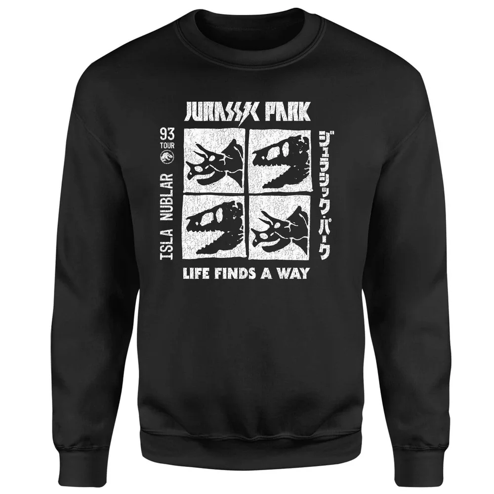 Jurassic Park The Faces Sweatshirt - Schwarz - S Bild 1