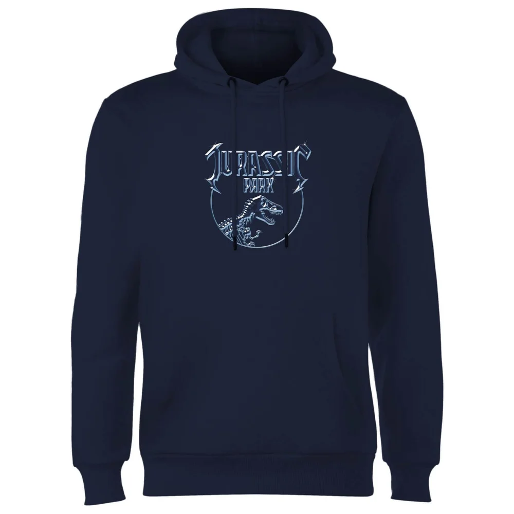 Jurassic Park Logo Metal Hoodie - Dunkelblau - S Bild 1