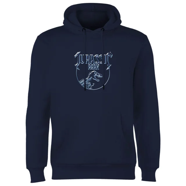 Jurassic Park Logo Metal Hoodie - Dunkelblau