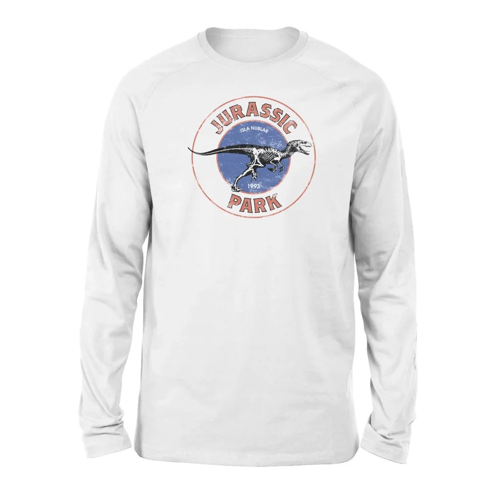 Jurassic Park Jurassic Target Unisex Langarm T-Shirt - Weiß - S Bild 1
