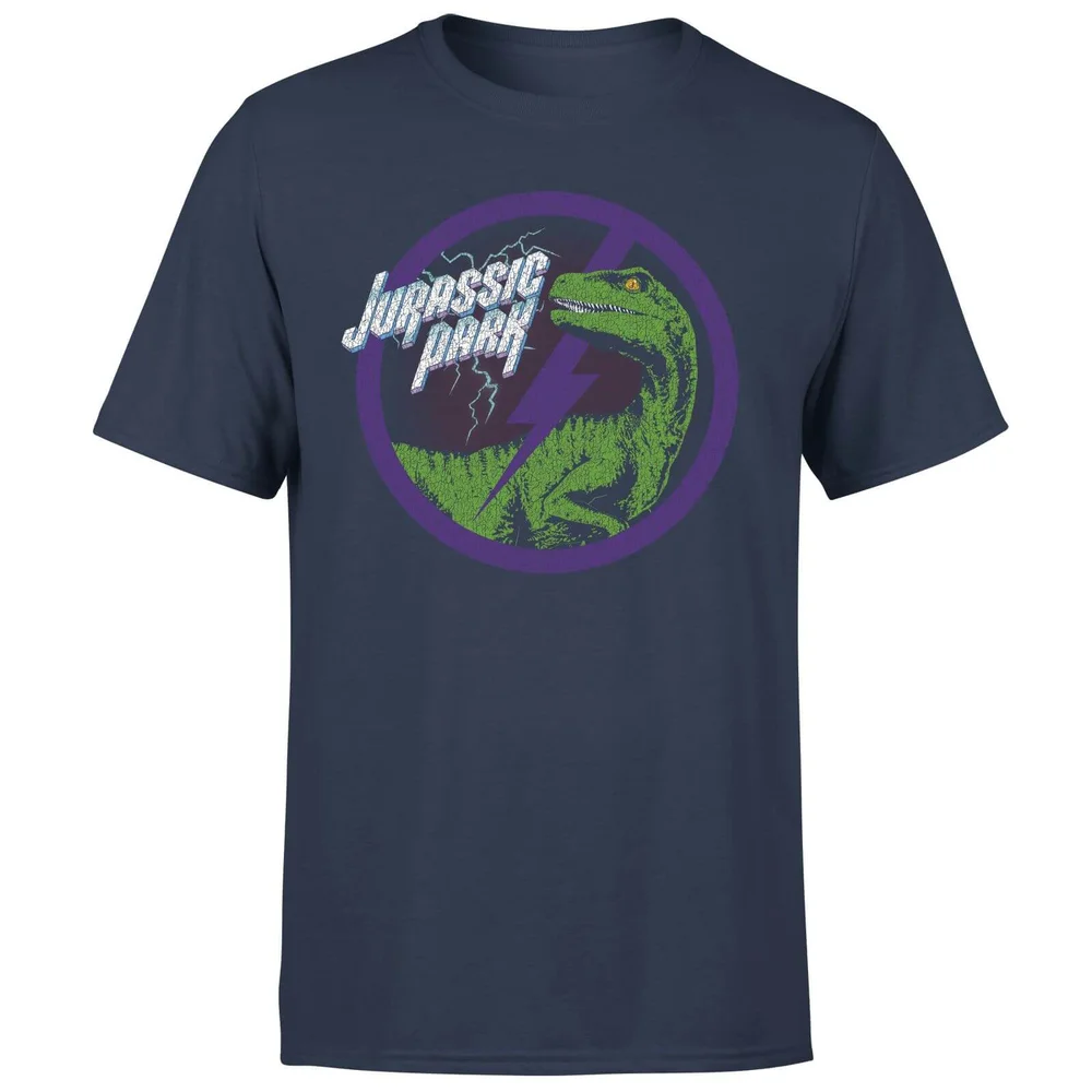 Jurassic Park Raptor Bolt Men's T-Shirt - Dunkelblau - S Bild 1