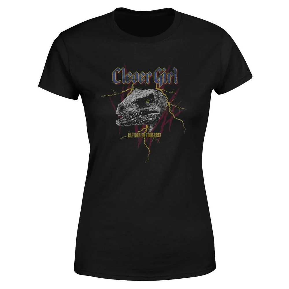 Jurassic Park Clever Girl Raptors On Tour Women's T-Shirt - Schwarz - S Bild 1