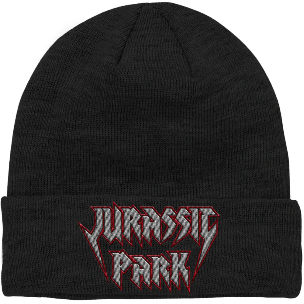 Jurassic Park Rock Theme Bestickte Logo Beanie Bild 1