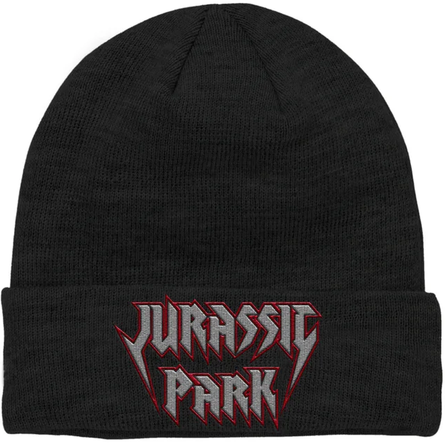 Jurassic Park Rock Theme Bestickte Logo Beanie