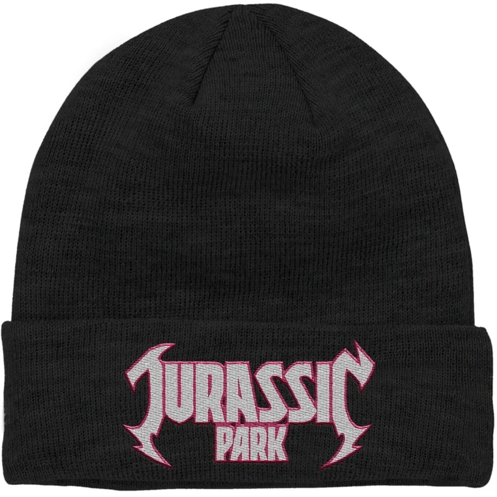 Jurassic Park Metal Theme Bestickte Logo Beanie Bild 1