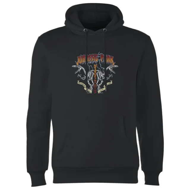Jurassic Park Raptor Twinz Hoodie - Schwarz