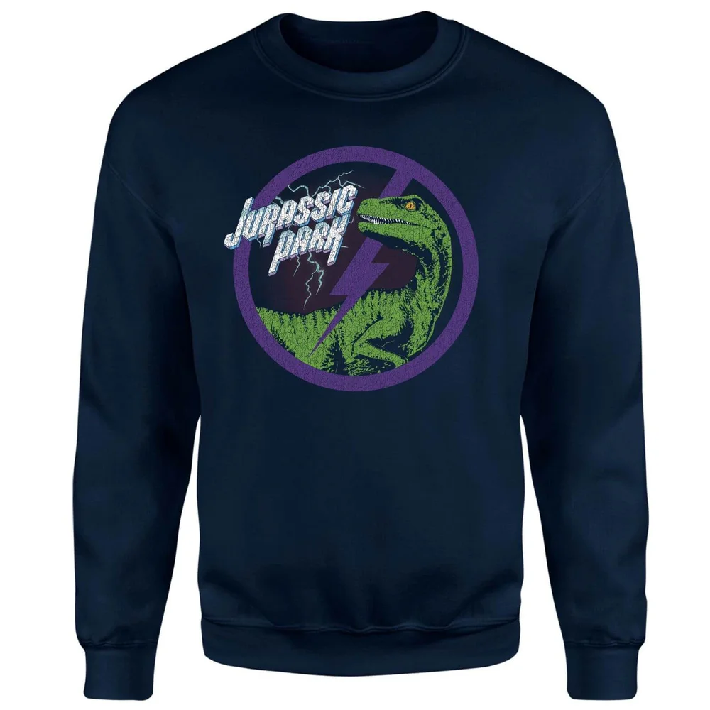Jurassic Park Raptor Bolt Sweatshirt - Dunkelblau - S Bild 1