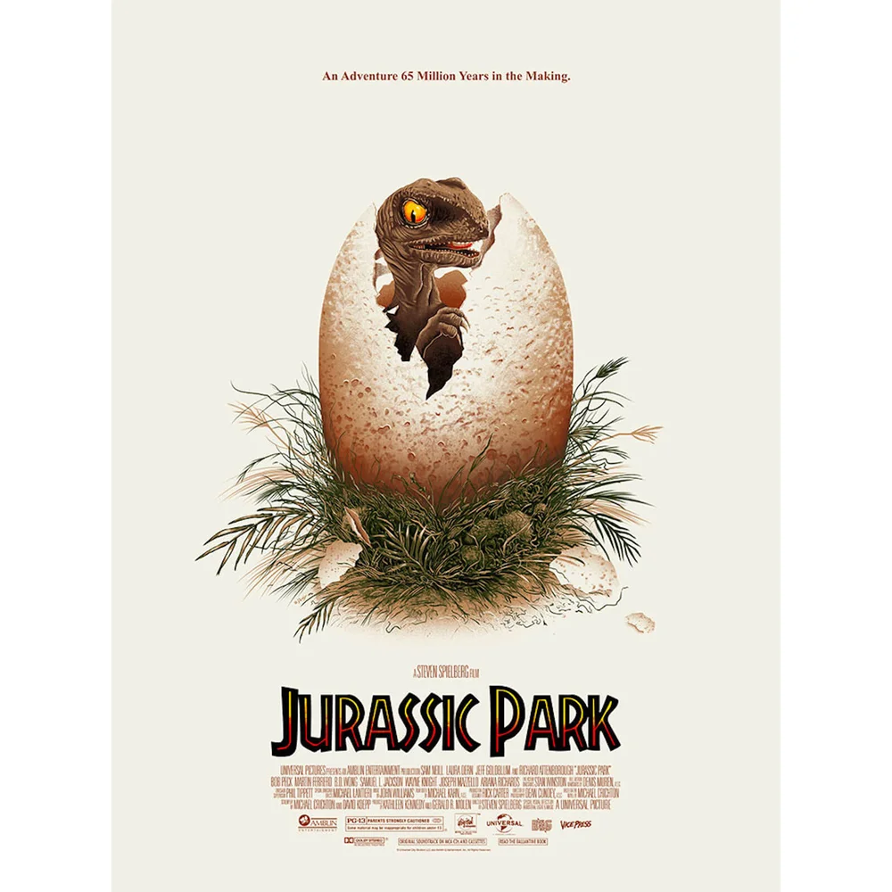 Jurassic Park Screenprint by Doaly Bild 1