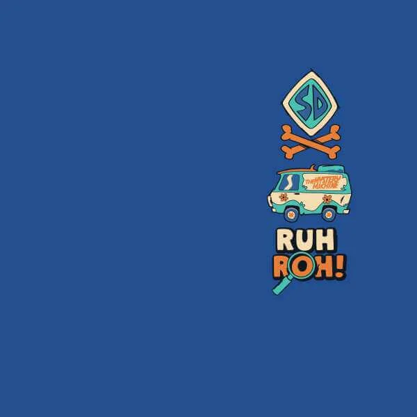 Ruh-Roh! Men's T-Shirt - Royal Blue