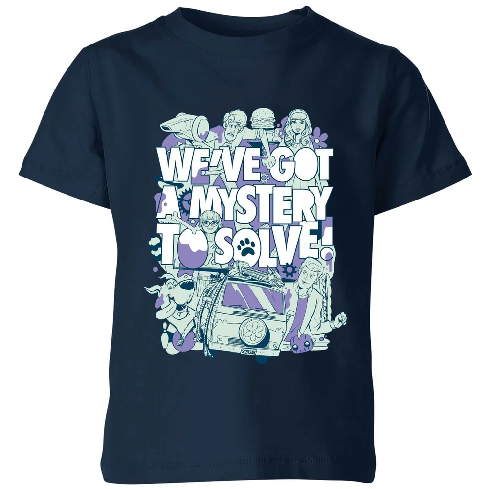 We've Got A Mystery To Solve! Kids' T-Shirt - Navy - 3-4 Jahre Bild 1