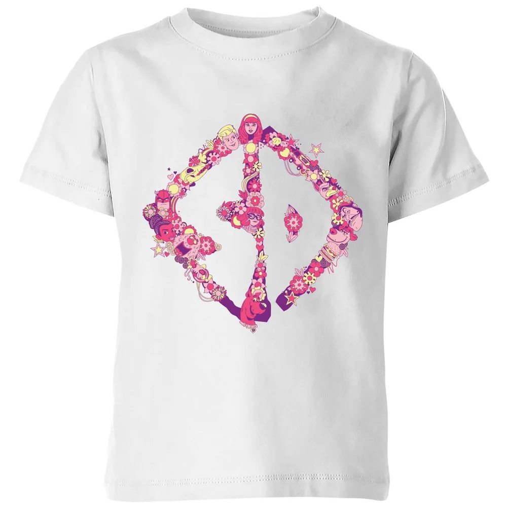 Scooby-Doo Floral Kids' T-Shirt - White - 3-4 Jahre Bild 1