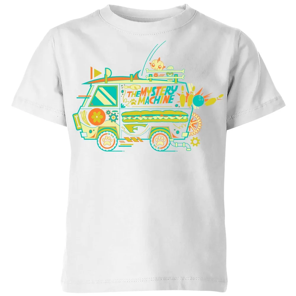 The Mystery Machine Kids' T-Shirt - White - 3-4 Jahre Bild 1