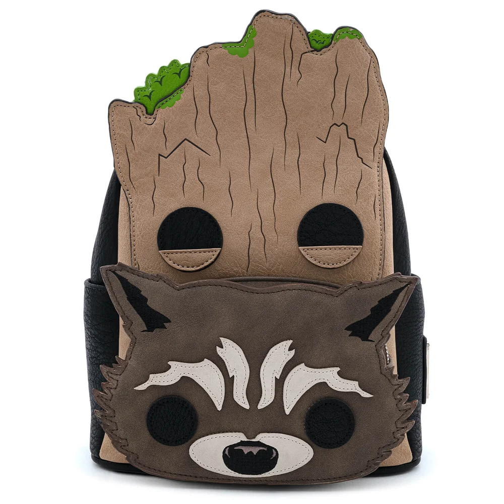 Loungefly Pop By Marvel Groot And Rocket Mini Backpack Bild 1